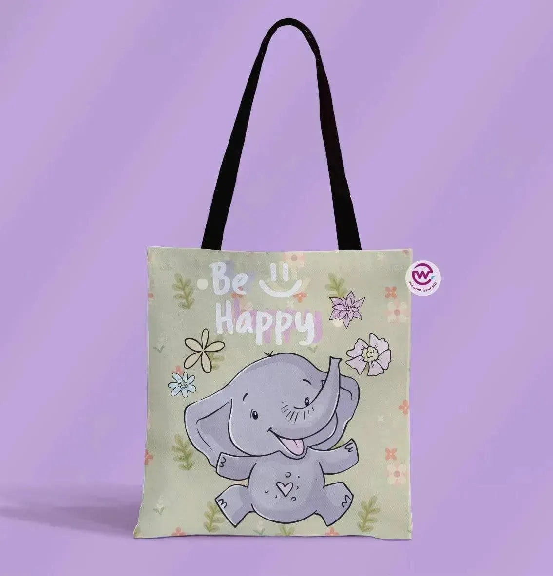 Canvas Tote Bag - Elephant - WE PRINT