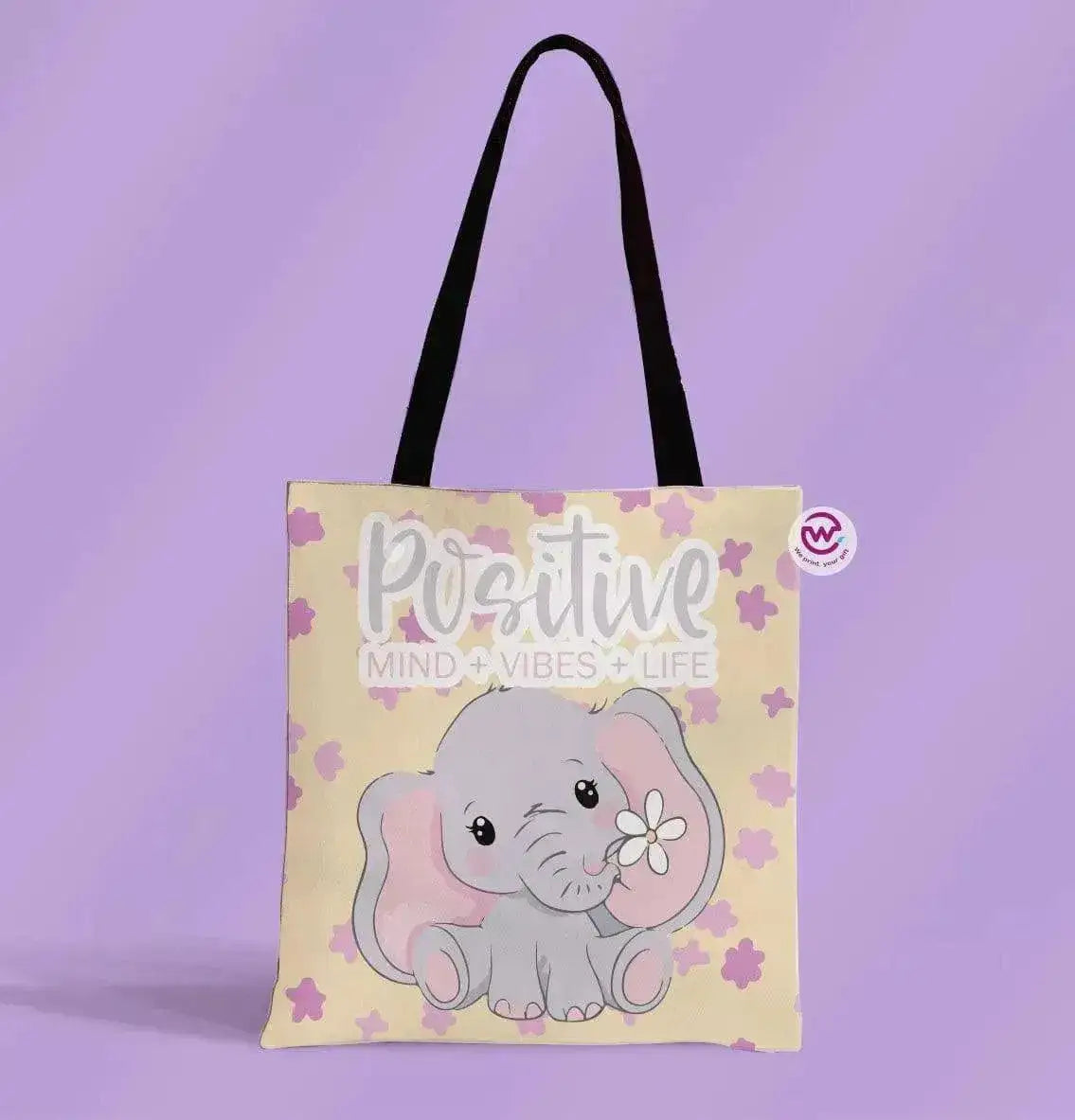 Canvas Tote Bag - Elephant - WE PRINT