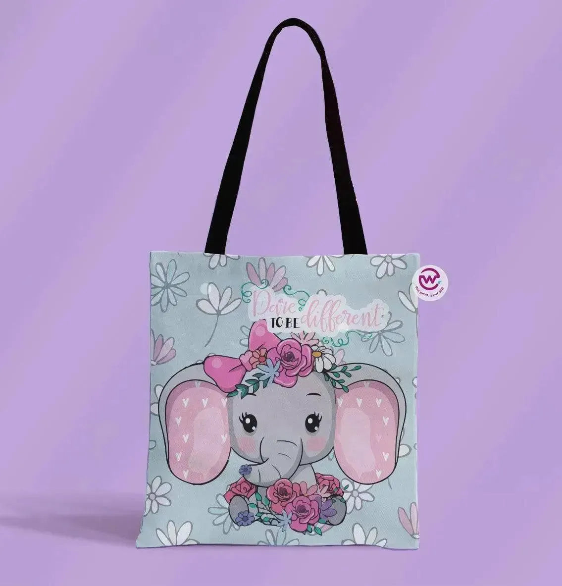 Canvas Tote Bag - Elephant - WE PRINT