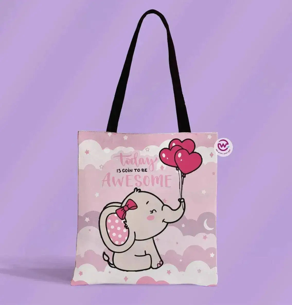 Canvas Tote Bag - Elephant - WE PRINT