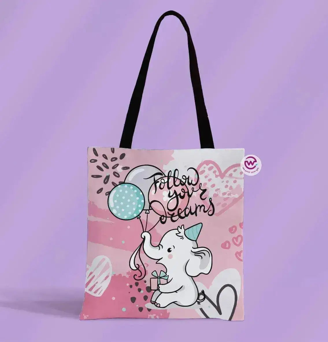 Canvas Tote Bag - Elephant - WE PRINT
