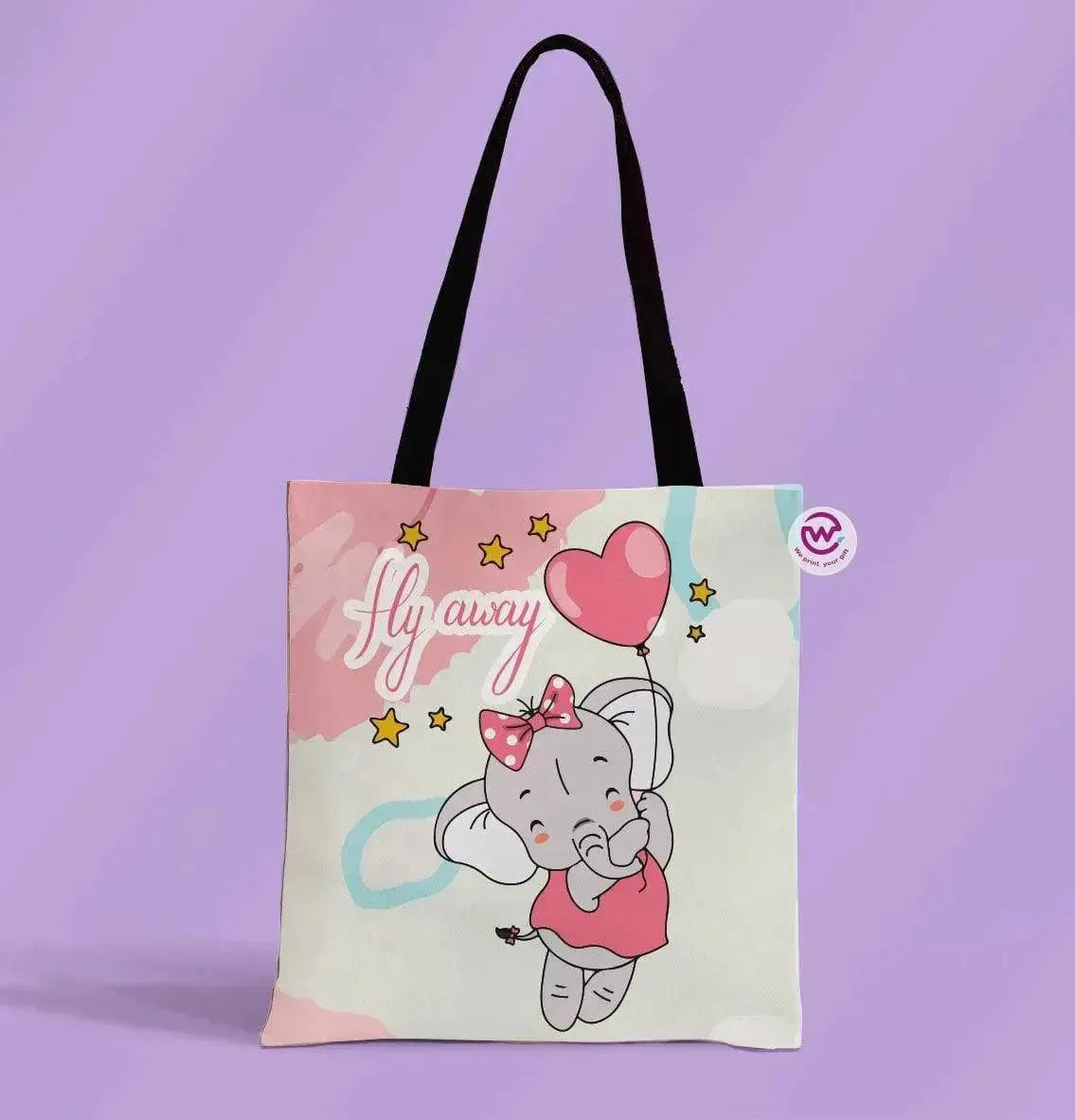 Canvas Tote Bag - Elephant - WE PRINT