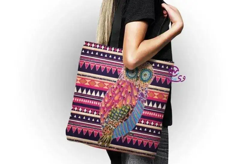 canvas tote bag - Owl - WE PRINT