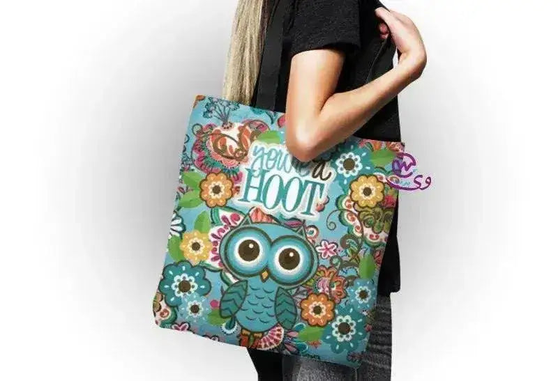 canvas tote bag - Owl - WE PRINT