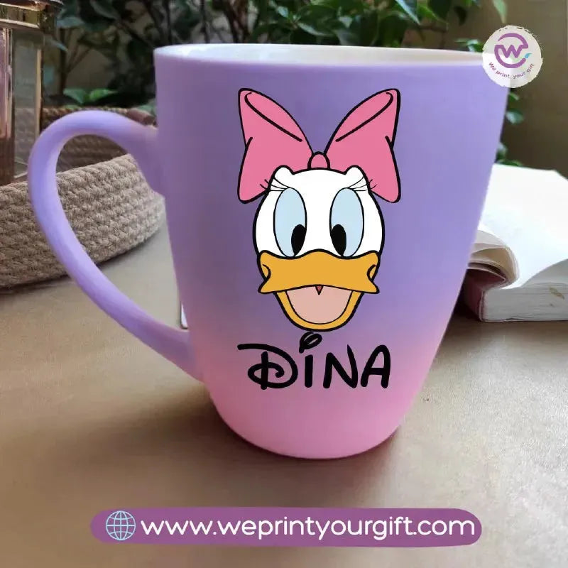 Colored Ceramic Mug- Disney - WE PRINT
