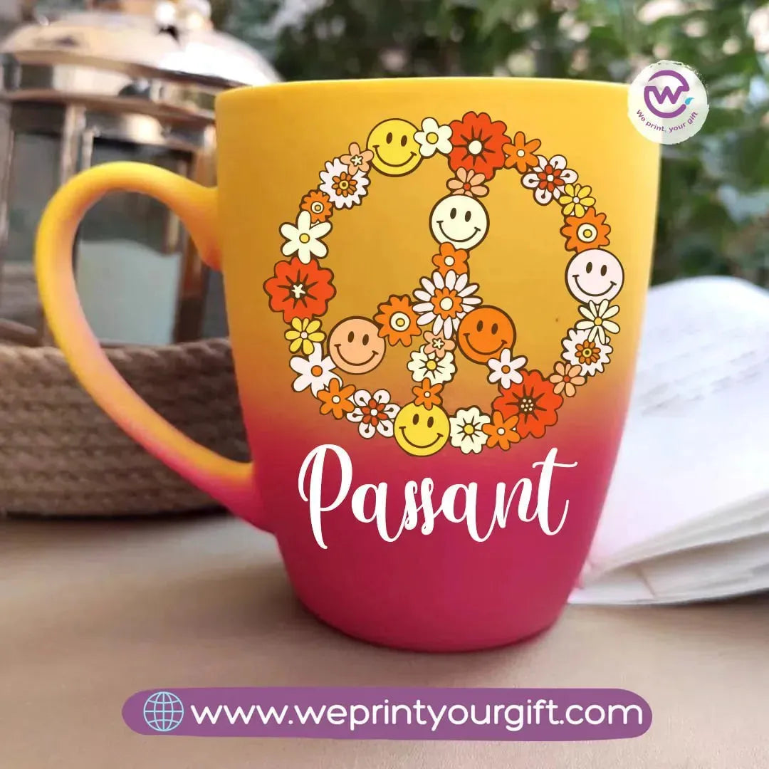 Colored Ceramic Mug-Motivational quotes - WE PRINT