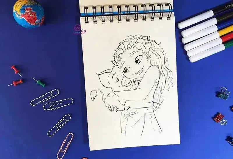 Coloring Book - Moana - WE PRINT