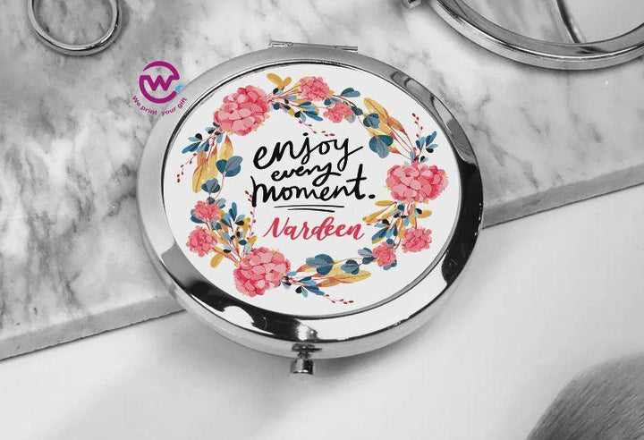 Compact Mirror - Floral - weprint.yourgift