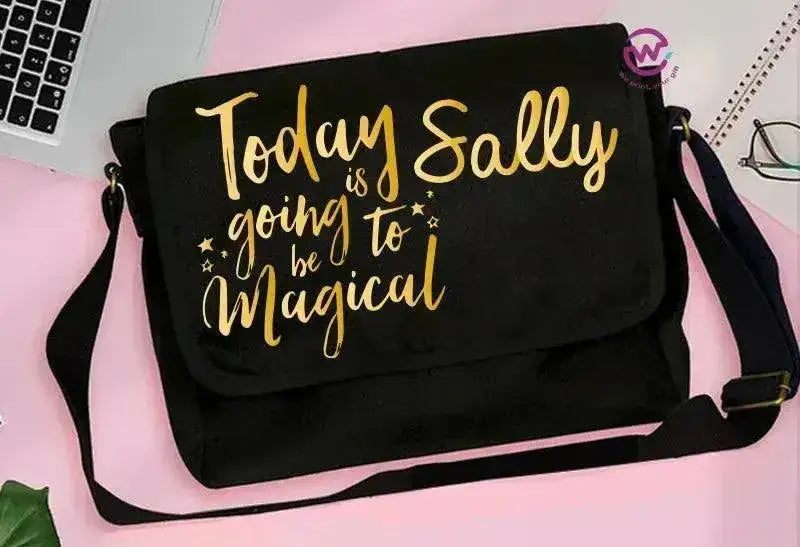 Cross Bag - Motivation-gold printing - WE PRINT