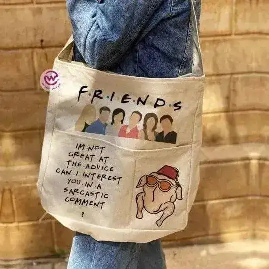 Cross Tote Bag - Friends - WE PRINT