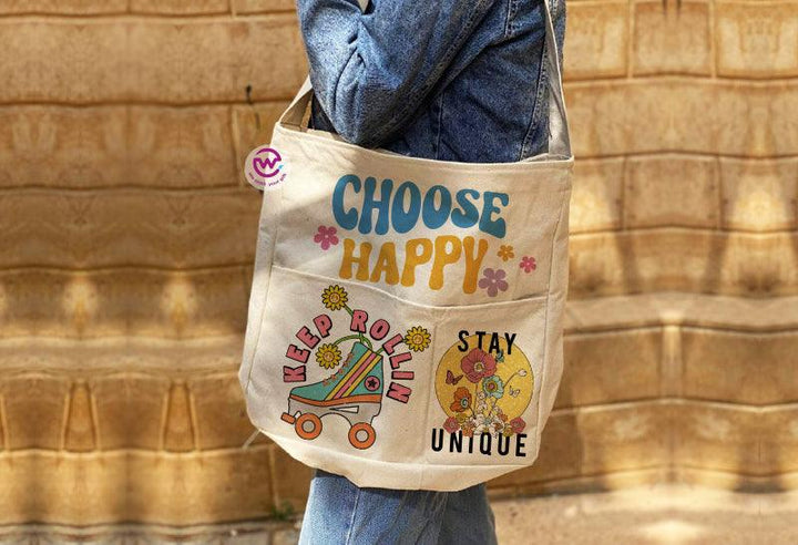 Cross Tote Bag - Motivation - weprint.yourgift