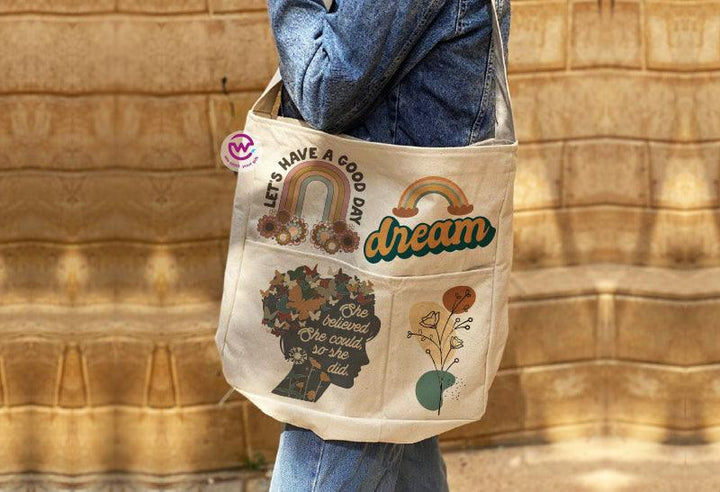 Cross Tote Bag - Motivation - weprint.yourgift