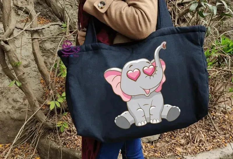 custom diaper bag -Elephant - WE PRINT