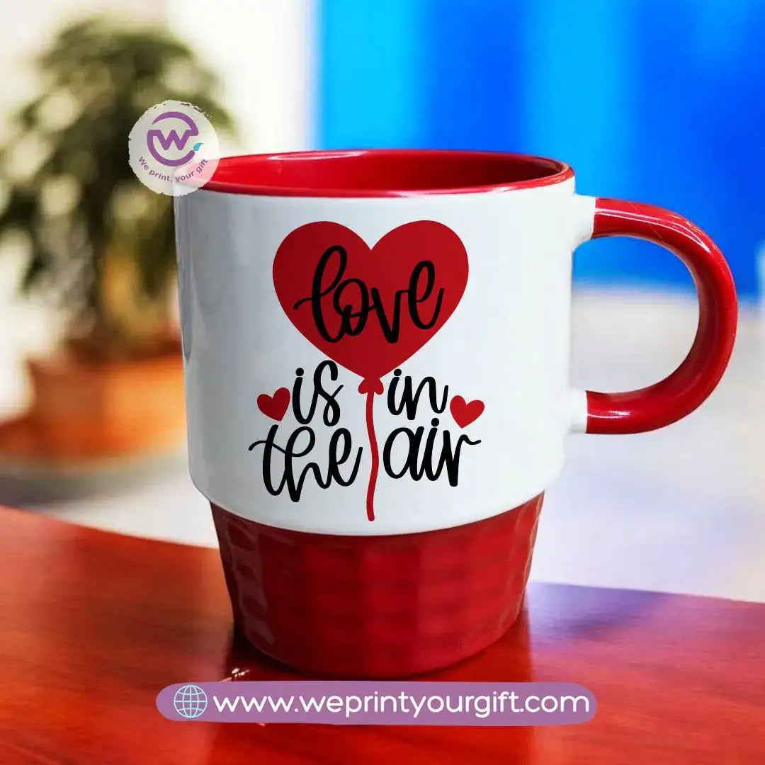 Custom Mug-Ribbed -Valentine - WE PRINT