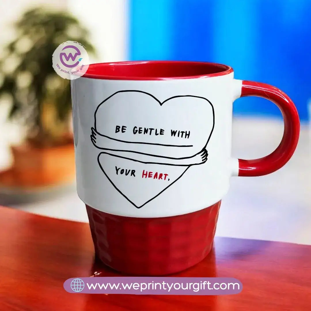 Custom Mug-Ribbed -Valentine - WE PRINT