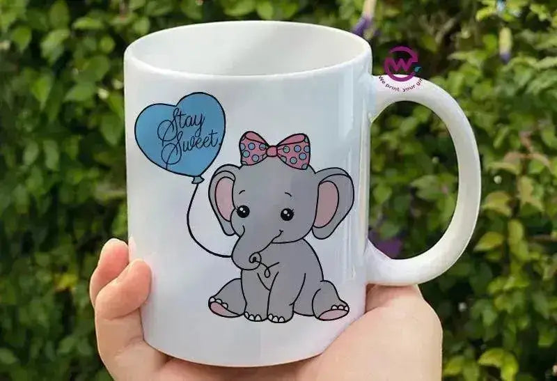 Custom Mugs-Ordinary-Elephant Designs - WE PRINT