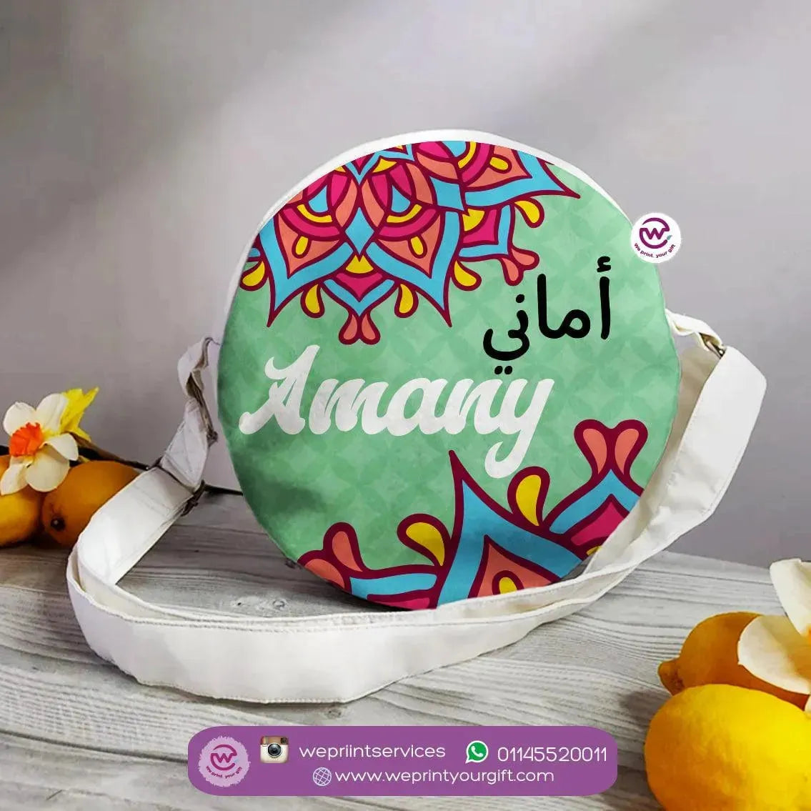 Custom Round Bag - Mandala - WE PRINT