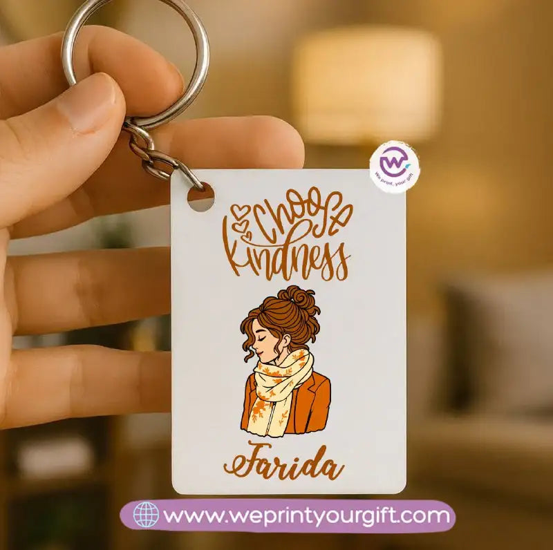 Personalized Wooden Keychain – One Art & Custom Designs - WE PRINT