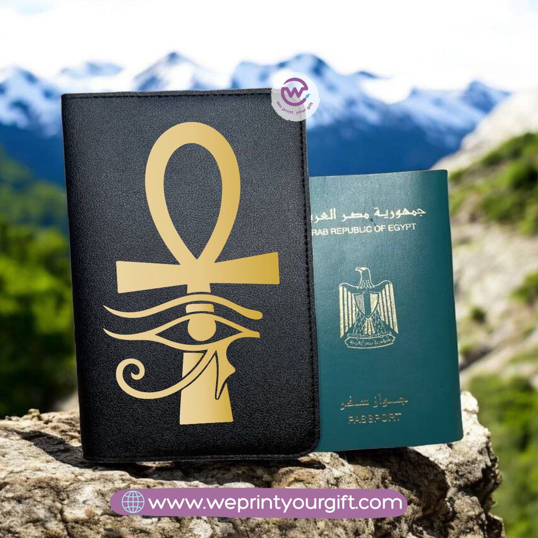 Egyptian Pharaonic Passport Cover – Artistic Travel Edition