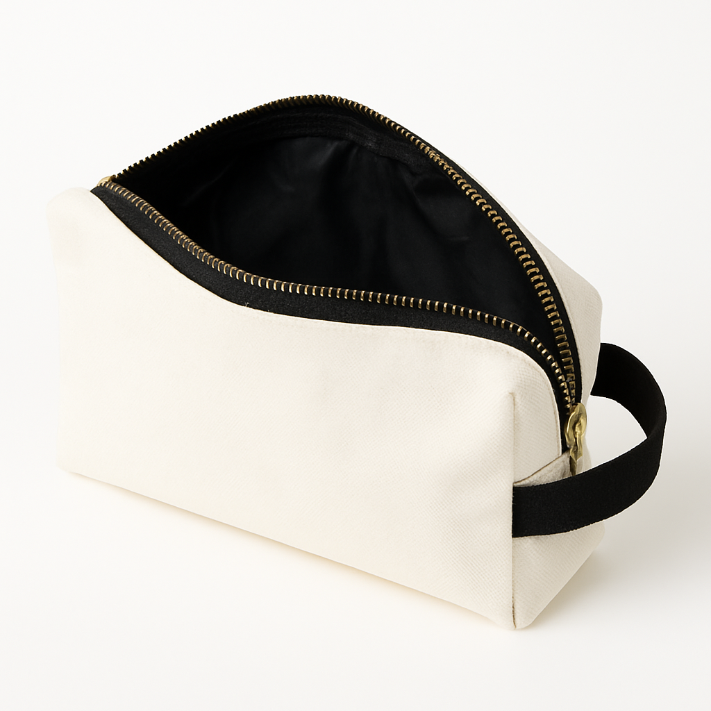 Boxy Makeup Bag- With Inner Lining - Buy 2 Get 1 Free