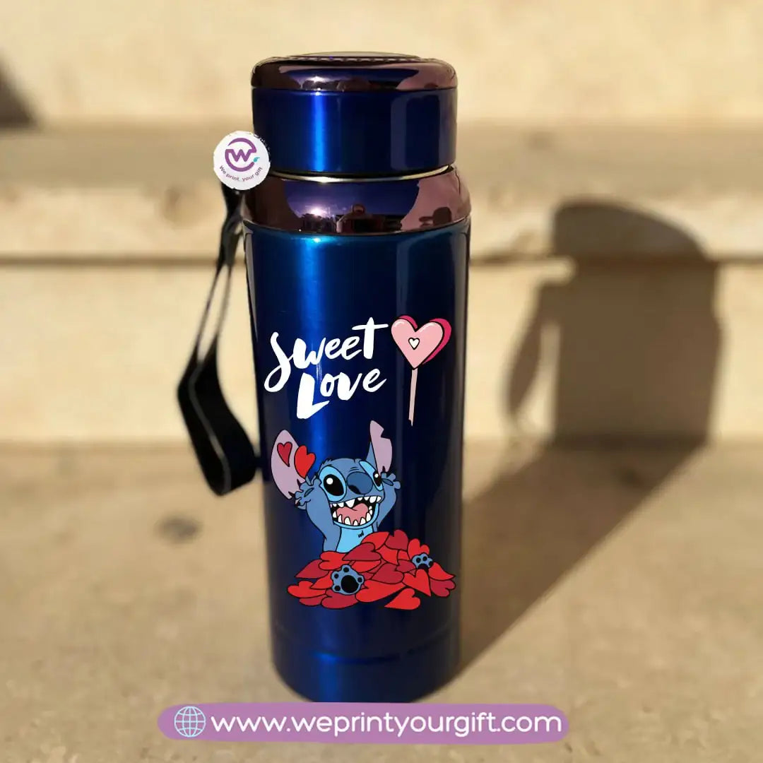 Thermal Bottle Stainless Steel with Infuser – 800ml | Valentine Stitch Design - WE PRINT