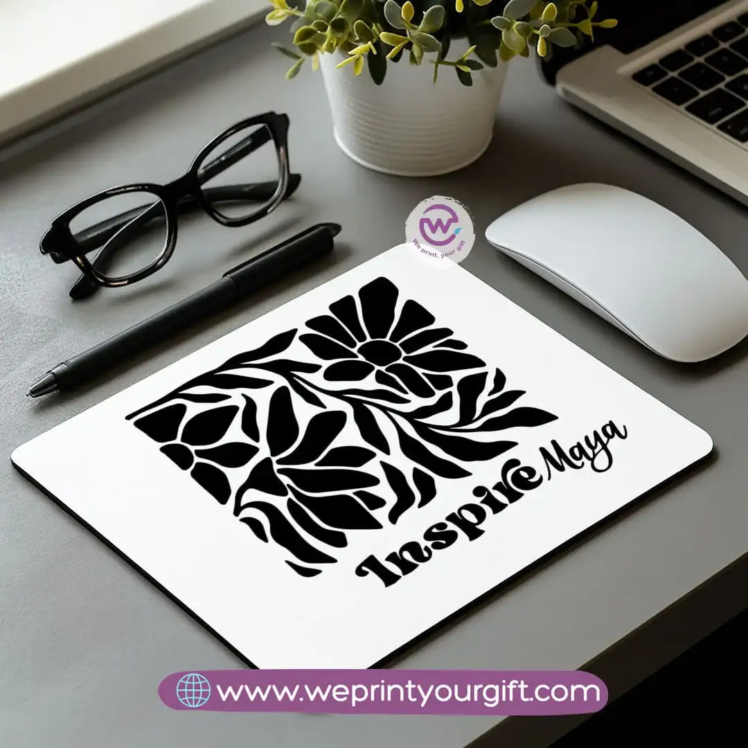 One Line Art Mouse Pad – Minimalist Artistic Desk Style - WE PRINT
