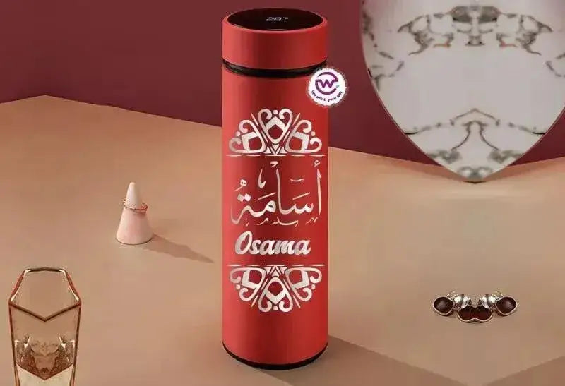 Digital Thermal Thermos -Names B - WE PRINT