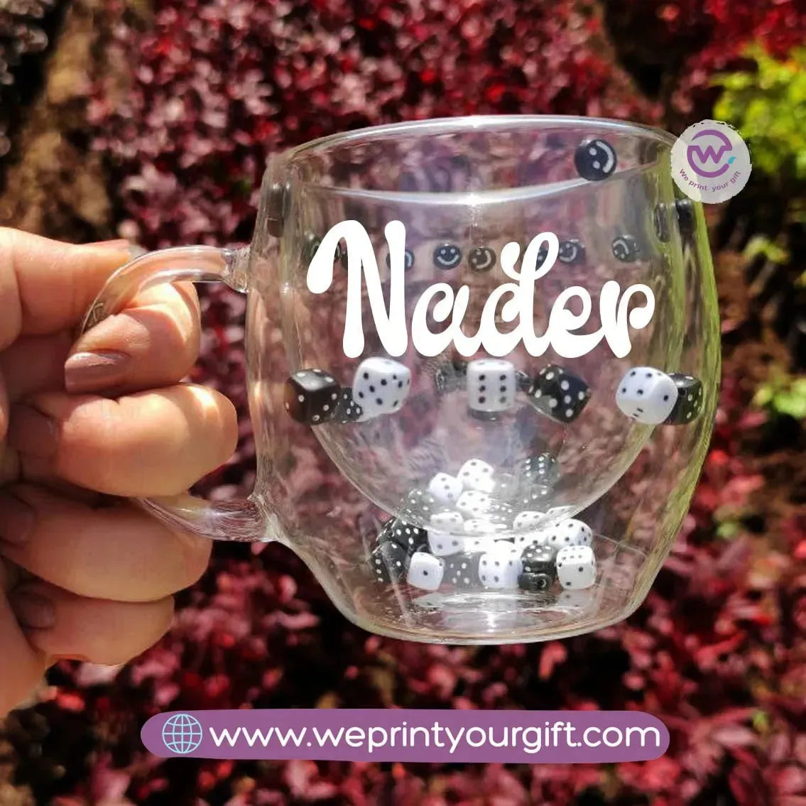 Double wall cups - Dice - WE PRINT