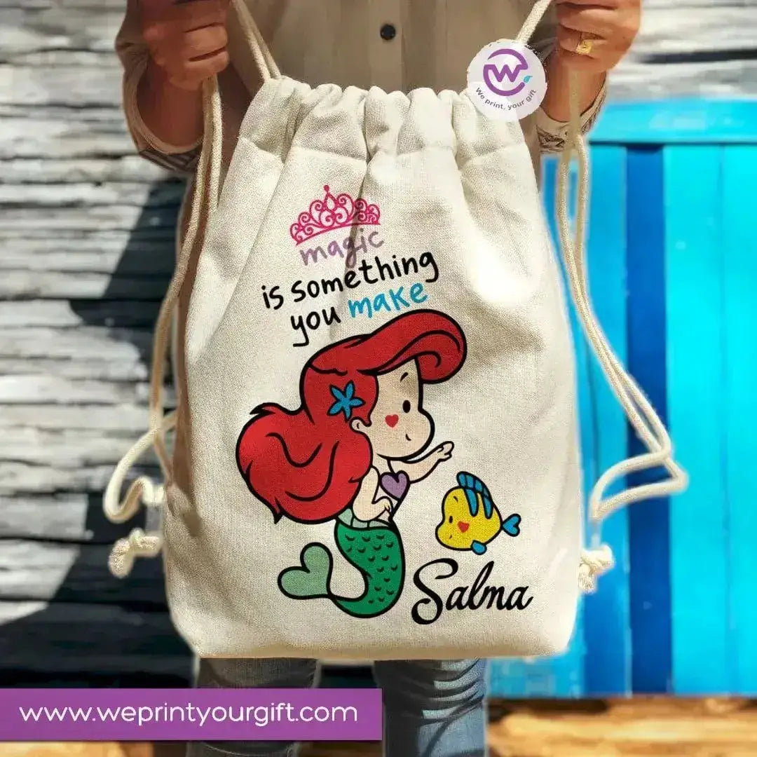 Drawstring Bag -princess - WE PRINT