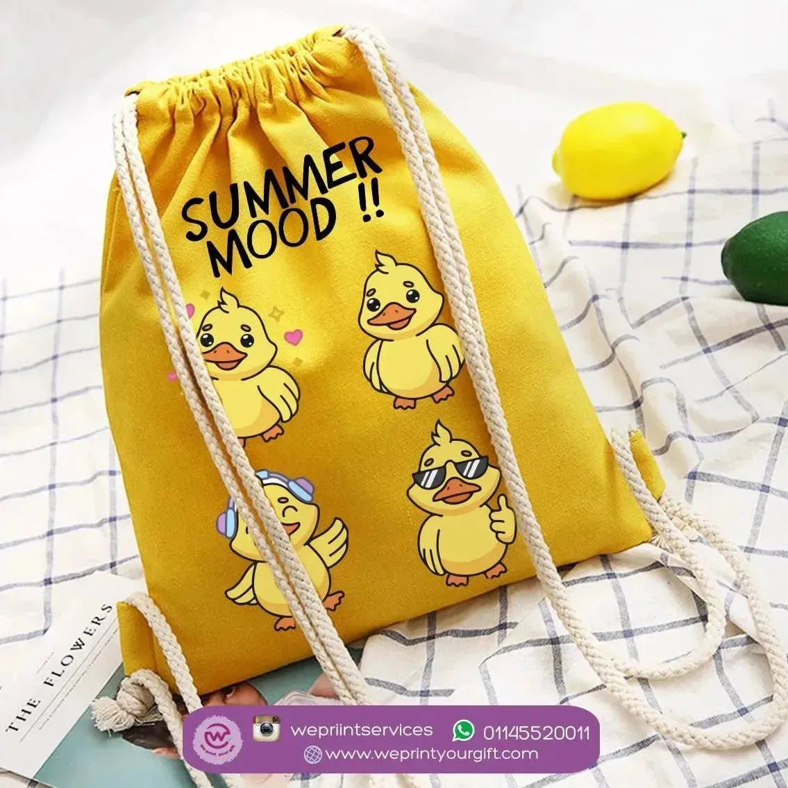 Drawstring Bag - Summer - WE PRINT