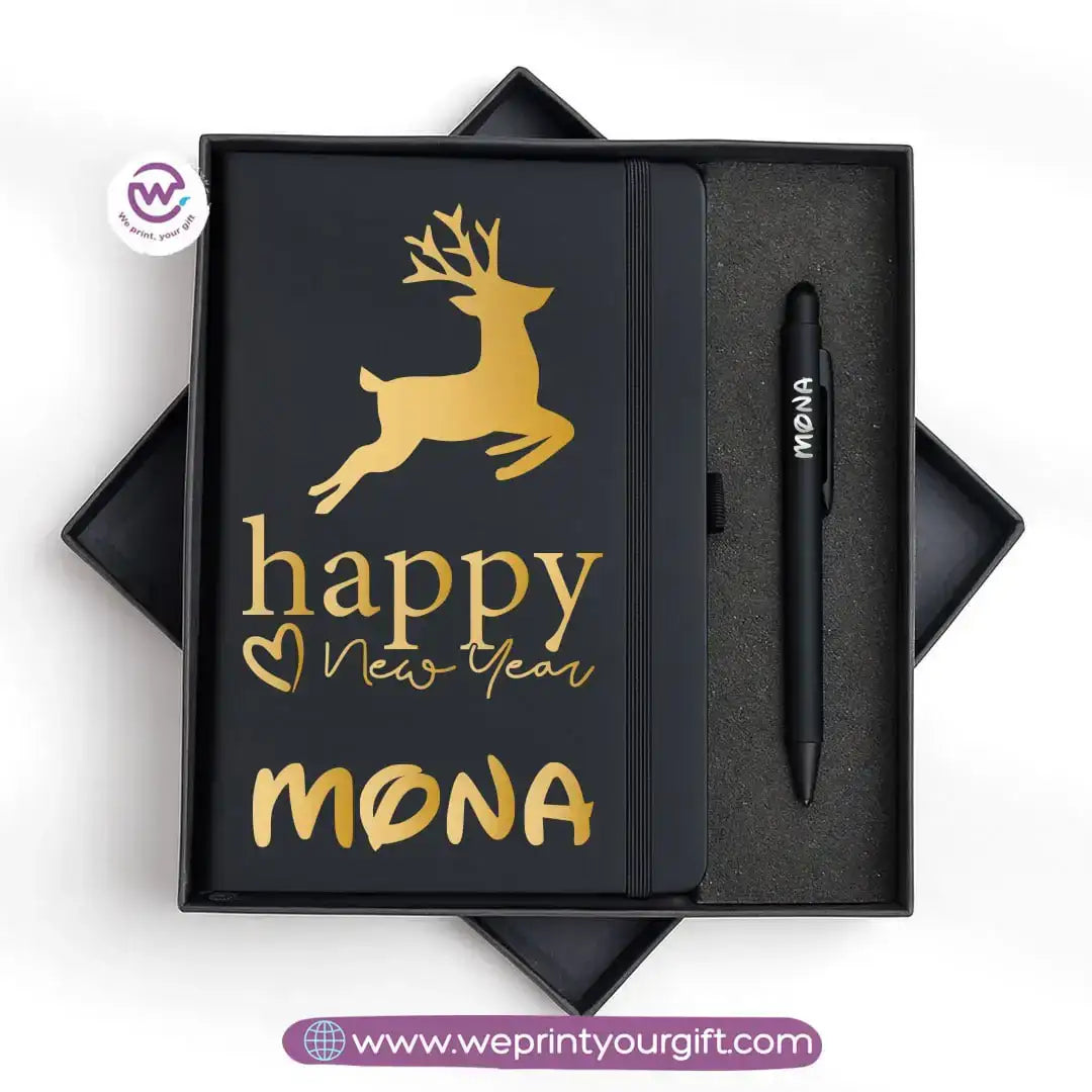Christmas Special – Personalized Notebook & Engraved Pen Gift Box - WE PRINT
