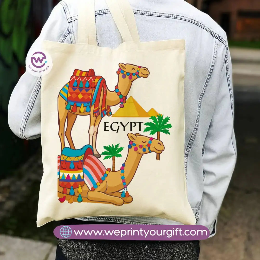 Egyptian Pharaonic Canvas Tote Bag - WE PRINT
