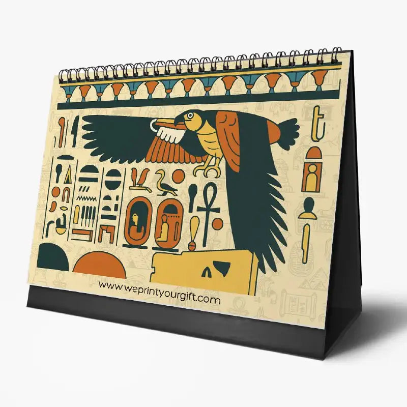 Egyptian Pharaonic Desk Calendar 2026 - WE PRINT
