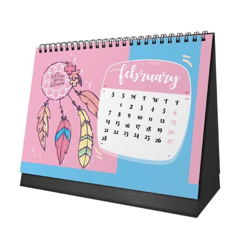 Dreamcatcher Desk Calendar 2026 - WE PRINT