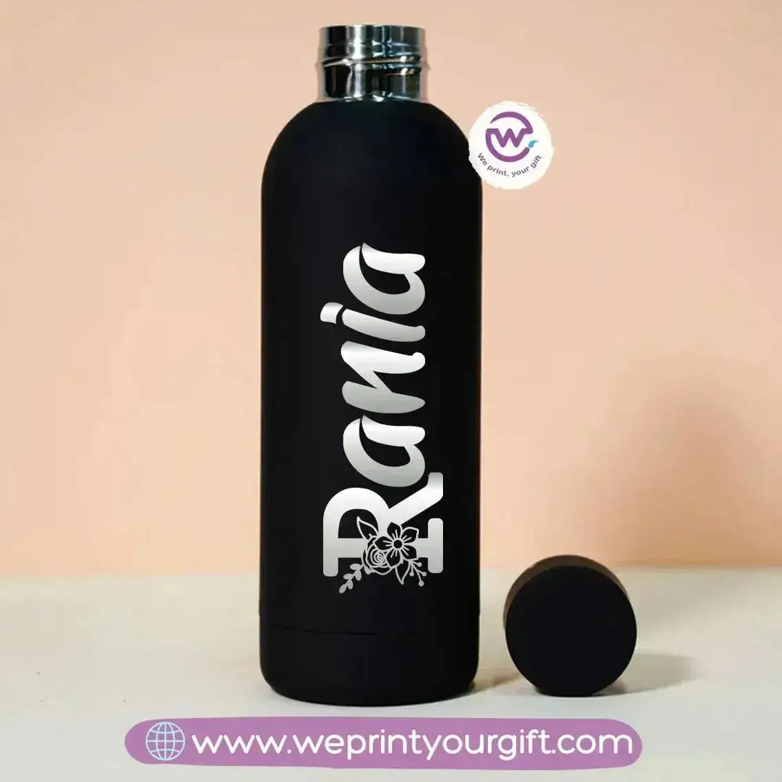 Engraved Thermal Water Bottle 500 ML-Names - WE PRINT