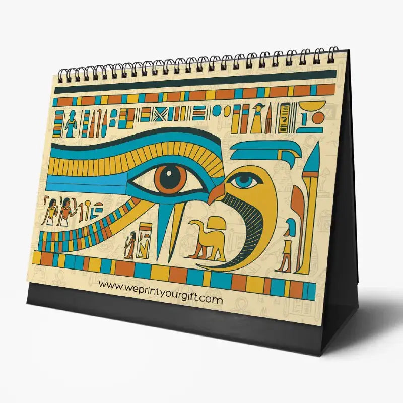 Egyptian Pharaonic Desk Calendar 2026 - WE PRINT