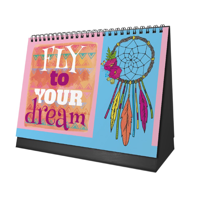 Dreamcatcher Desk Calendar 2026