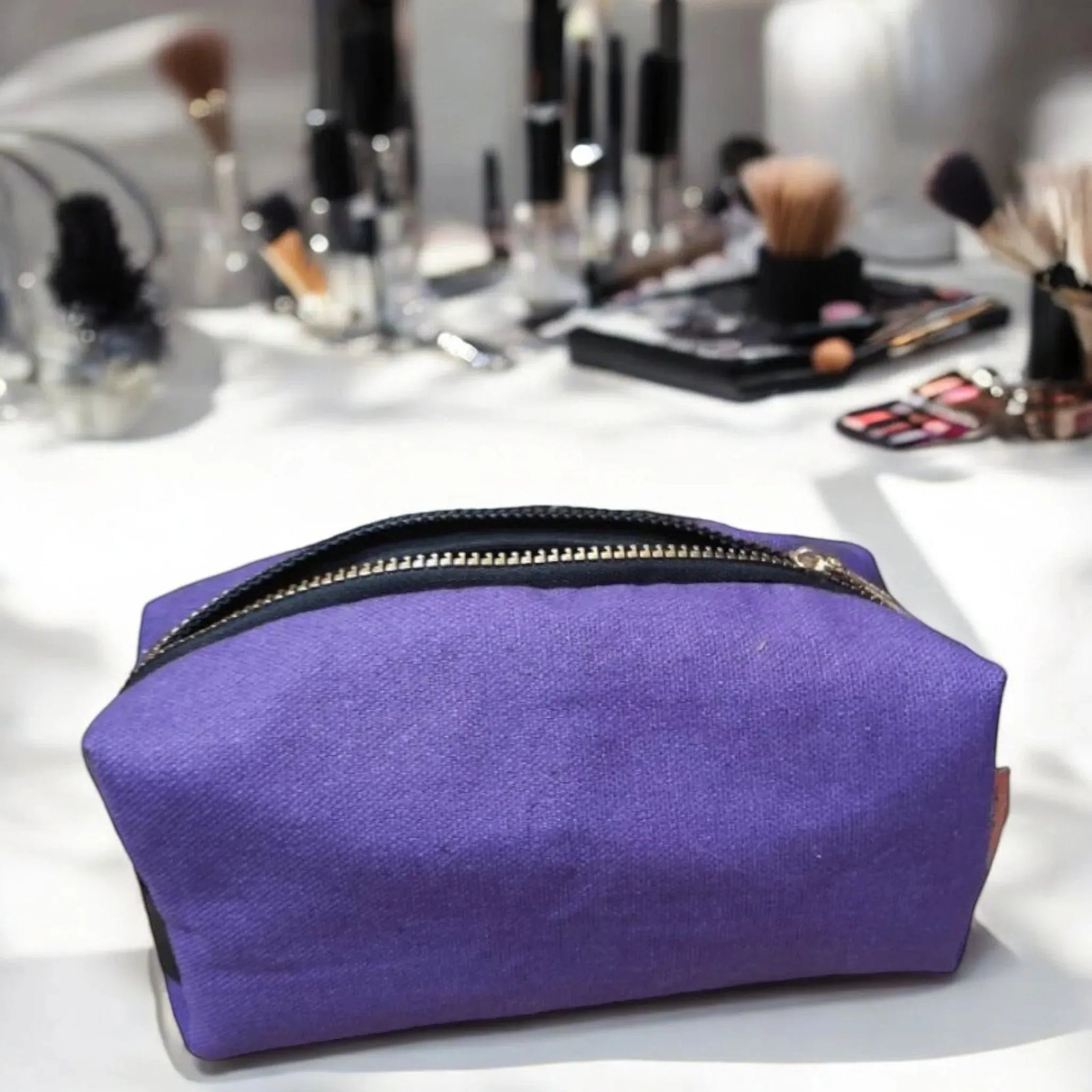 Fabric Boxy Pouch Makeup -Customization Option - WE PRINT