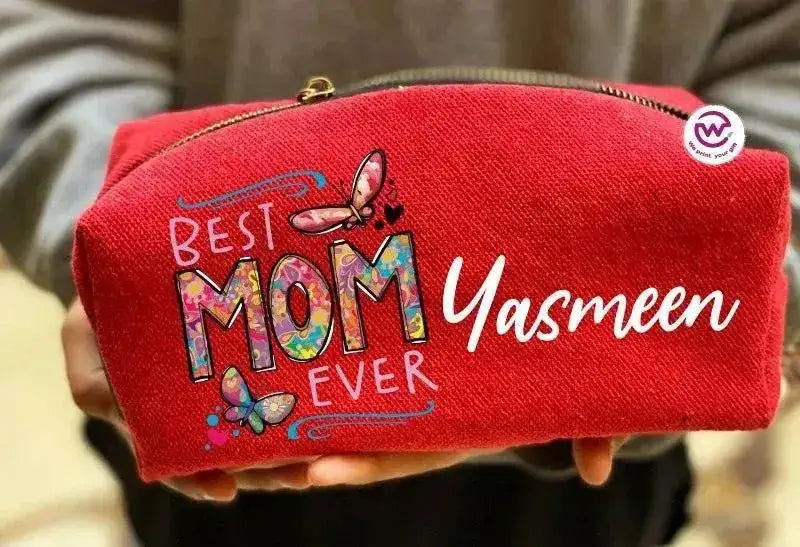 Fabric Boxy Pouch Makeup - Mother's Day 1 - WE PRINT