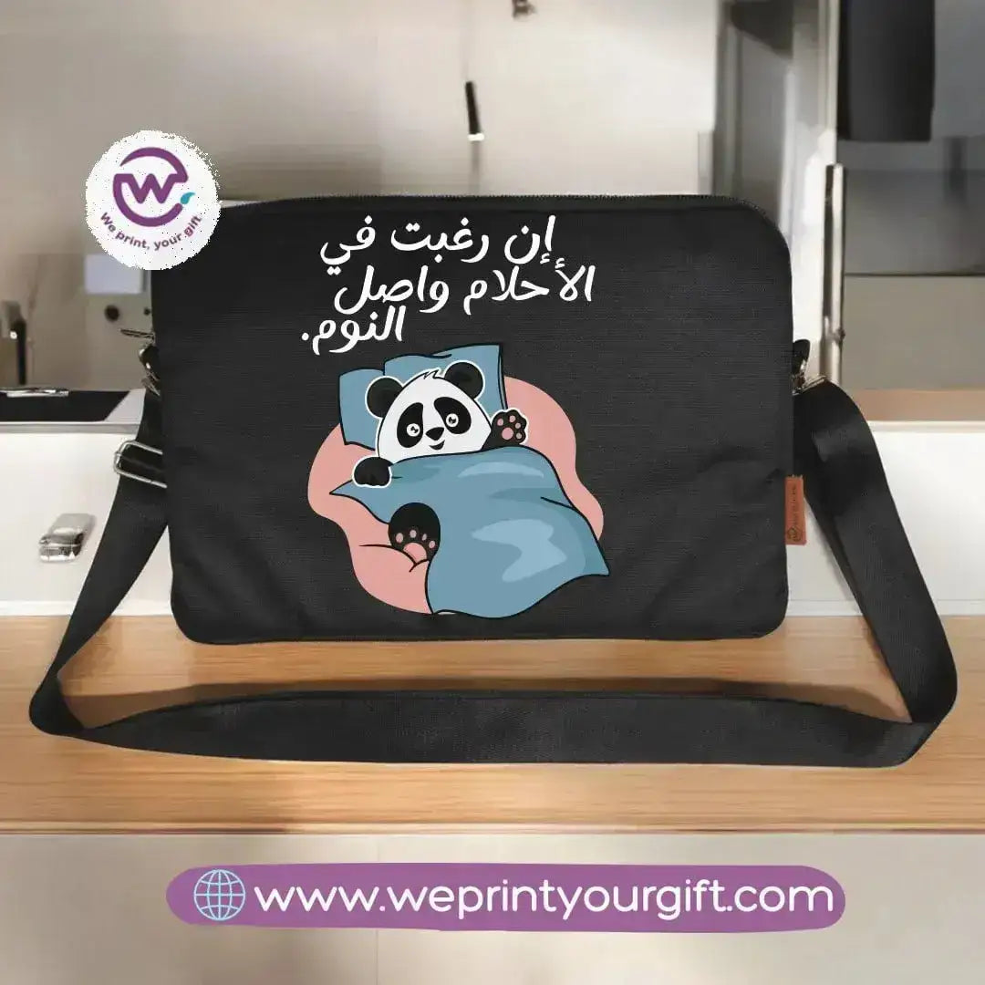 Fabric Laptop Sleeve- Panda - WE PRINT