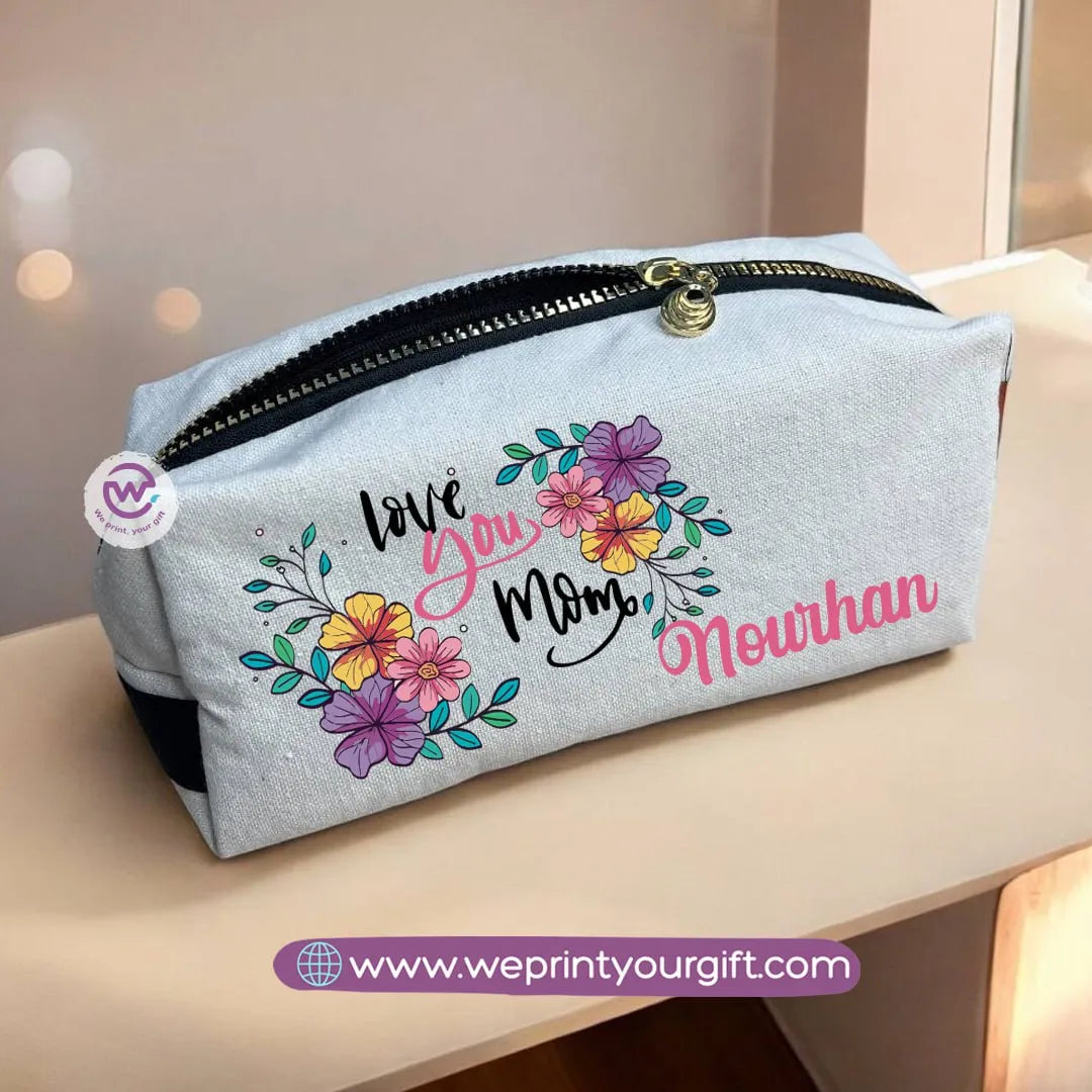 Fabric Makeup Bag- Mom designs - WE PRINT