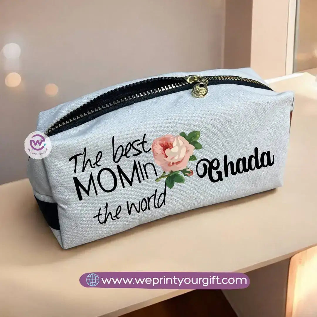 Fabric Makeup Bag- Mom designs - WE PRINT