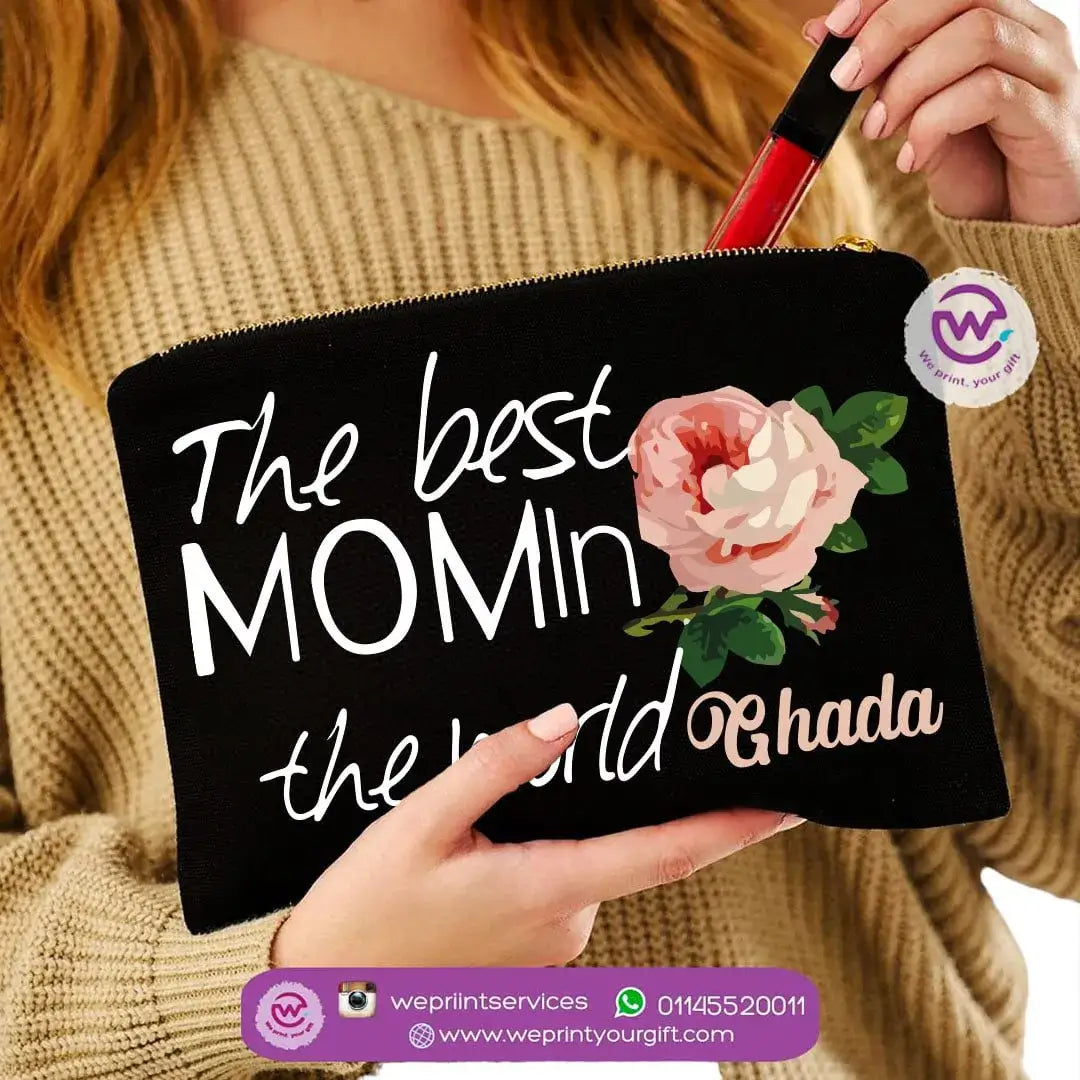 Fabric Makeup Bag- Mother’s Day - WE PRINT