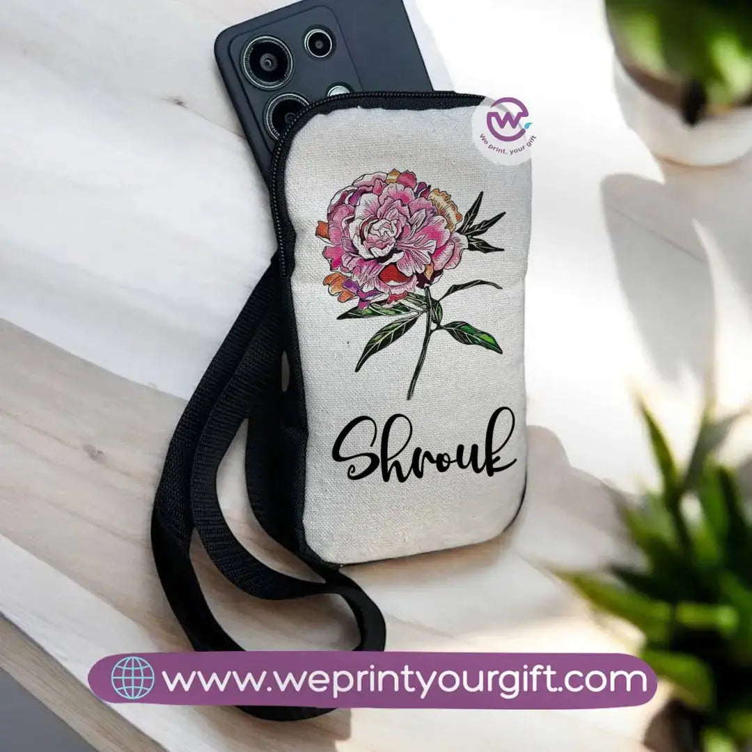 Fabric Mobile Cover - Flowers& Butterflies - WE PRINT