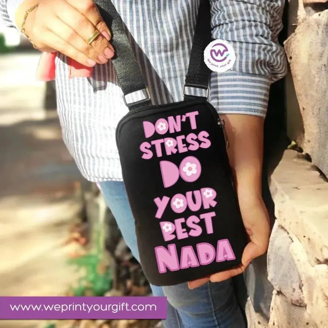 Fabric Mobile Cover - Motivational quotes -A - WE PRINT