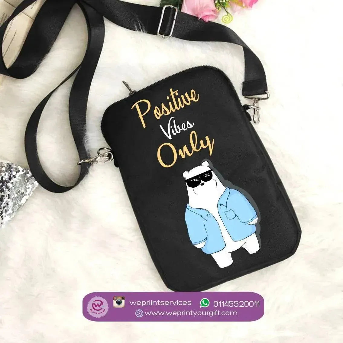 Fabric Mobile Cover - Three Bears - WE PRINT