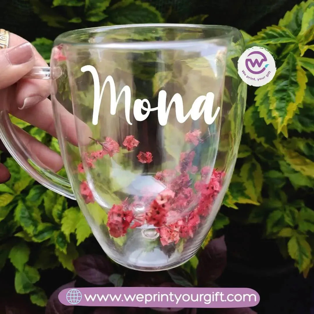 Flowers Double Wall Mug - WE PRINT