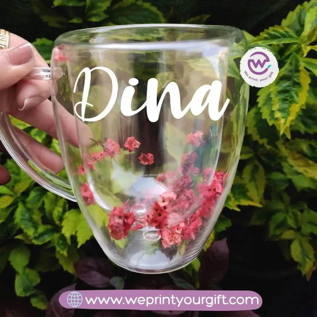 Flowers Double Wall Mug - WE PRINT