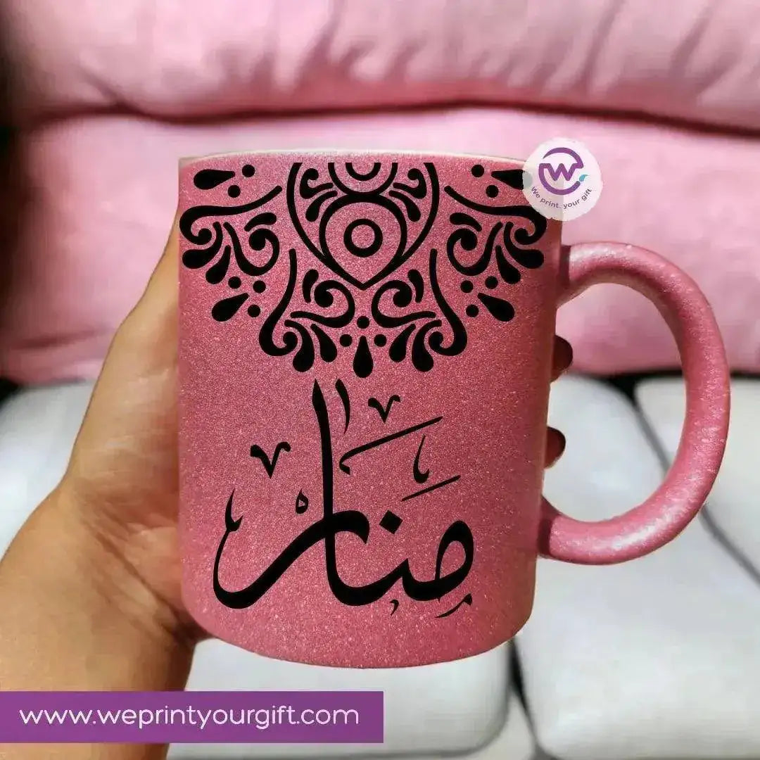 Glitter Mug - Mandala - WE PRINT
