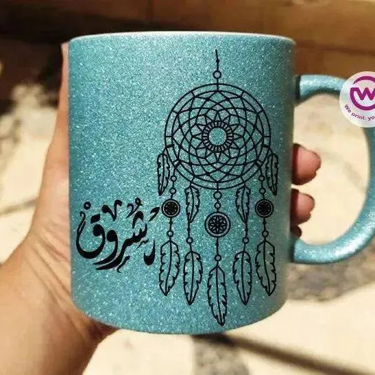 Glitter Mug -Names-A - WE PRINT